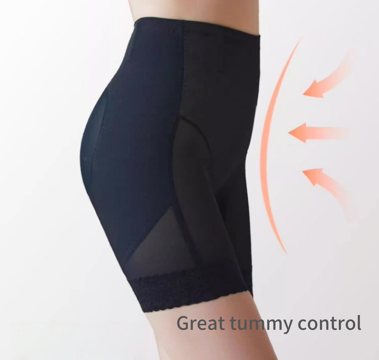 Ultra-Thin High-Compression Tummy Control & Butt-Lifting Shapewear Shorts