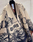 Double-Sided Cashmere Oversized Scarf Shawl