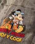 Mickey X Balenciaga Washed Denim Jacket
