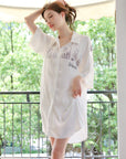 Silky Soft Boyfriend Shirt Nightdress