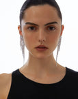 Designer Mesh Tassel Earrings