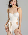 One-Piece With Chain Waist