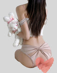 French Satin Low-Rise Lace Panties (2-Pack)