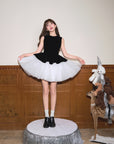 Haute Couture Ballet-Inspired Patchwork Tulle Dress