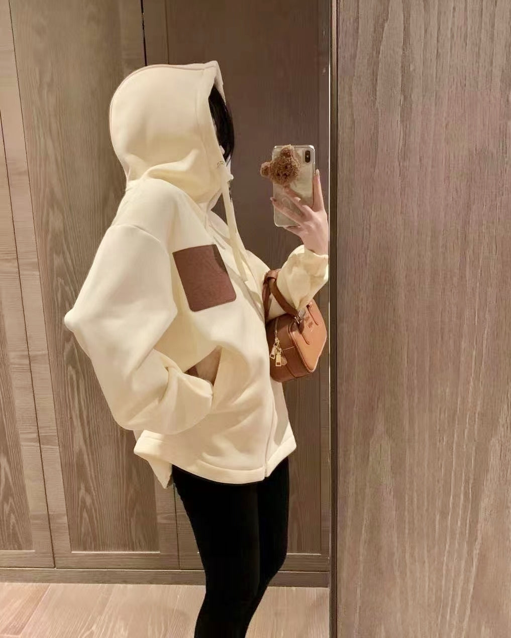 Fleece-Lined Thickened Hoodie