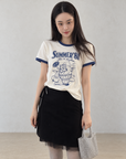 Korean Vintage Cotton Tee