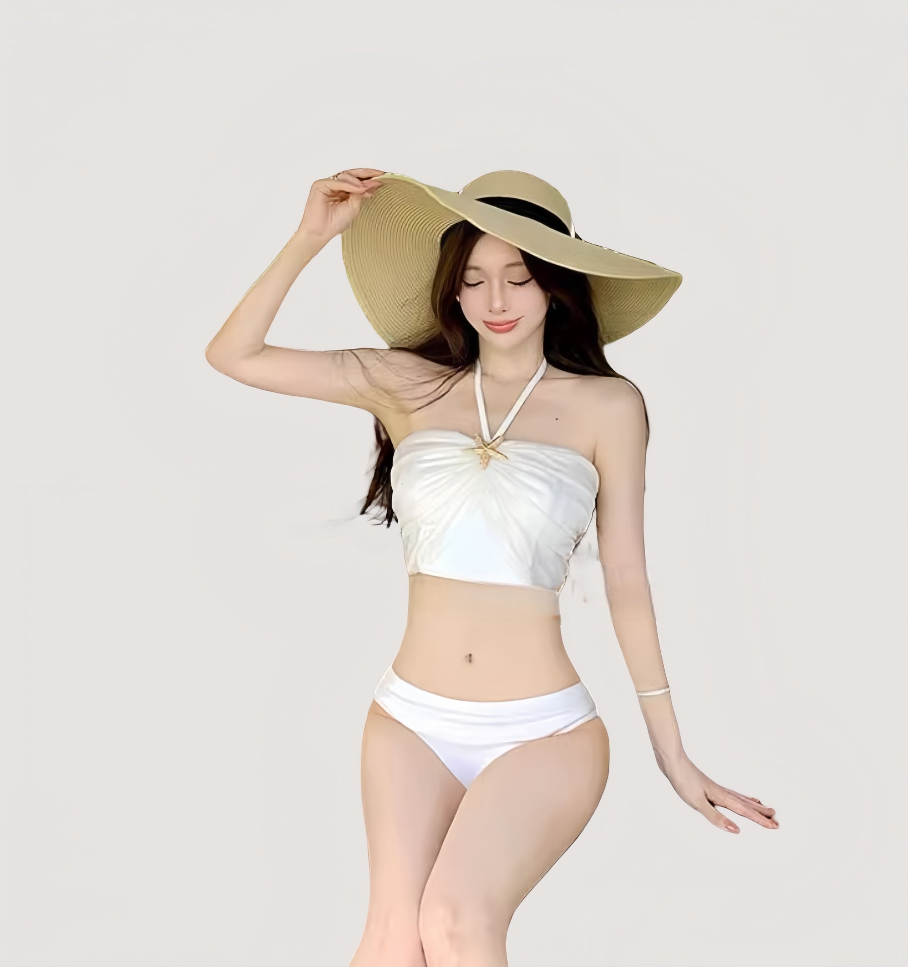 Fairy-Style Alluring 3-Piece Swimsuit Set