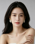 Korean tassel earrings