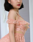 Must-Have for Small Busts! Underwire Push-Up Cutout Lingerie Set