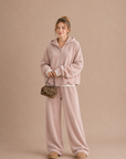 Korean-Style Double-Sided Fleece Lounge Set