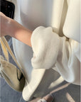 350g Fleece-Lined Thickened Korean-Style Loose Base Layer
