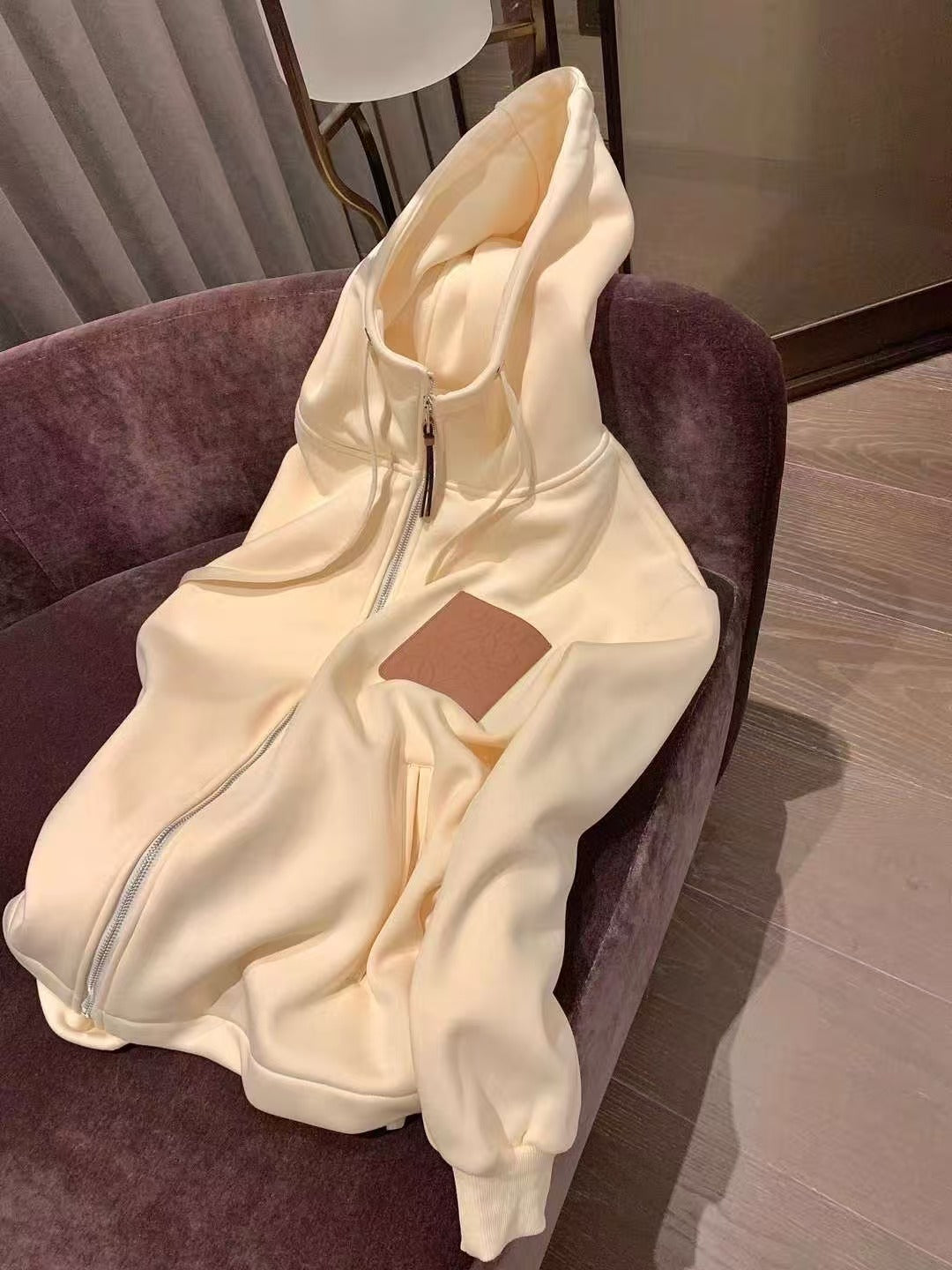 Fleece-Lined Thickened Hoodie