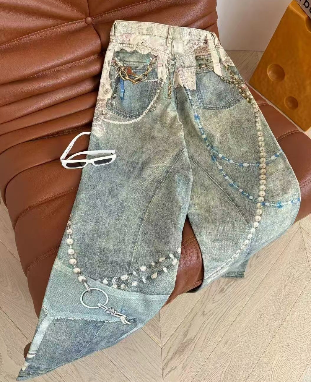 Streetwear ACN* Straight-Leg Jeans