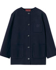 Double-Faced Wool GG Coat