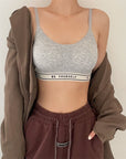 Sporty Letter-Printed Versatile Lingerie