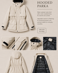 Winter White Duck Down Parka