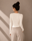 Korean AMTN Upgraded V-Neck Fleece-Lined Base Layer