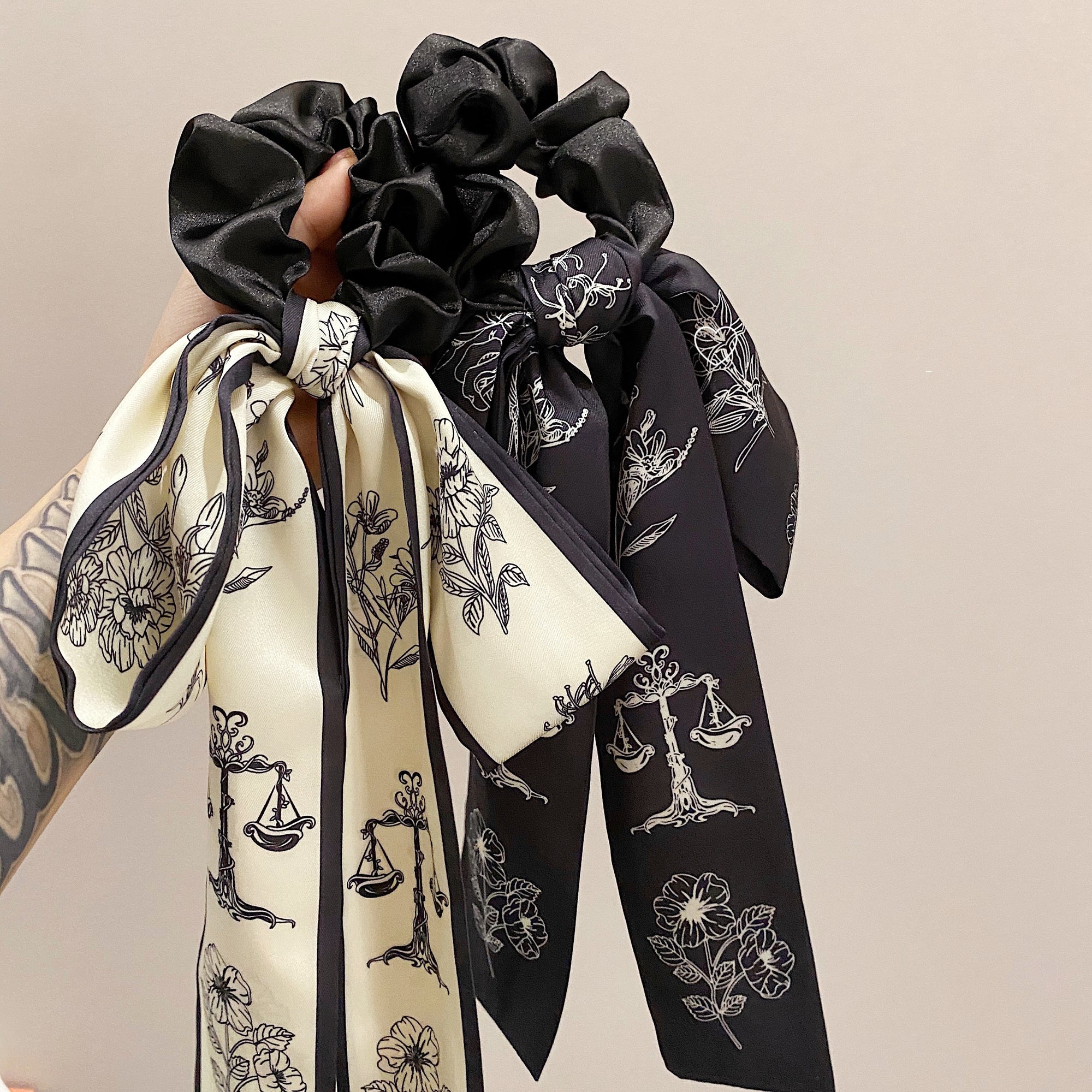 Korean Cool and Elegant Bow Ribbon Hair Tie