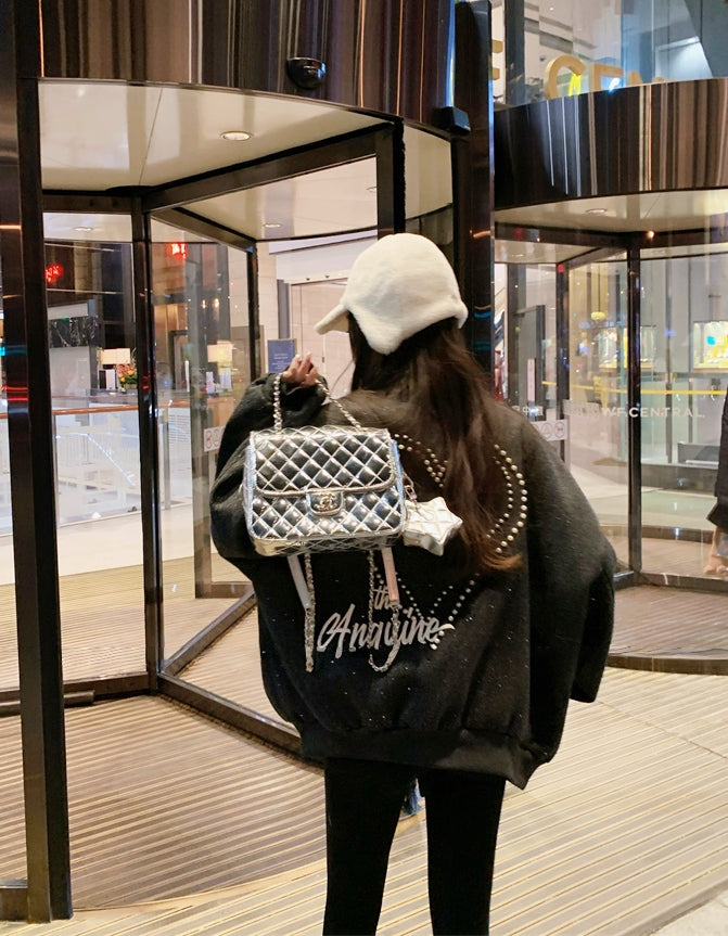 Starlit Shine 90% Duck Down Oversized Bomber