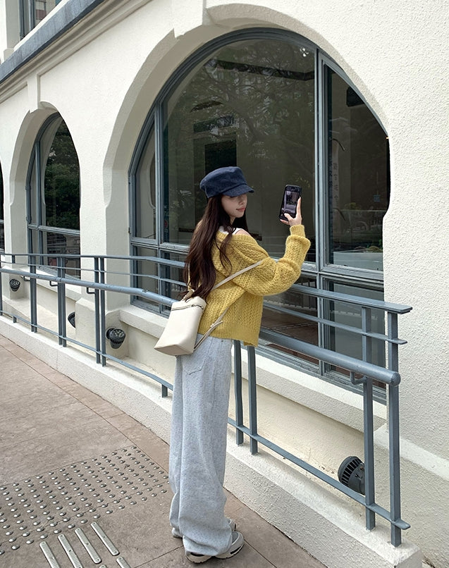 Must-Have Pants! Baby Blue Straight-Leg Floor-Length Jeans