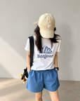 Korean-Inspired Croissant Embroidered Tee