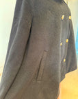 Mocha Fur-Collar Cape Coat