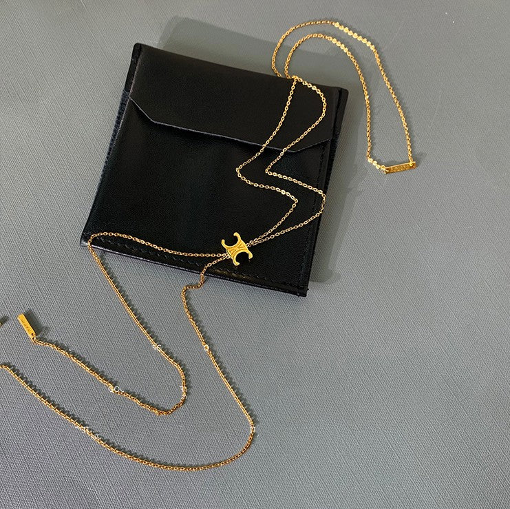 Long Gold Tassel Necklace