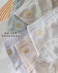 Ice Silk Sexy Lace Pure Desire Mesh Heart Panties (BEIGE)