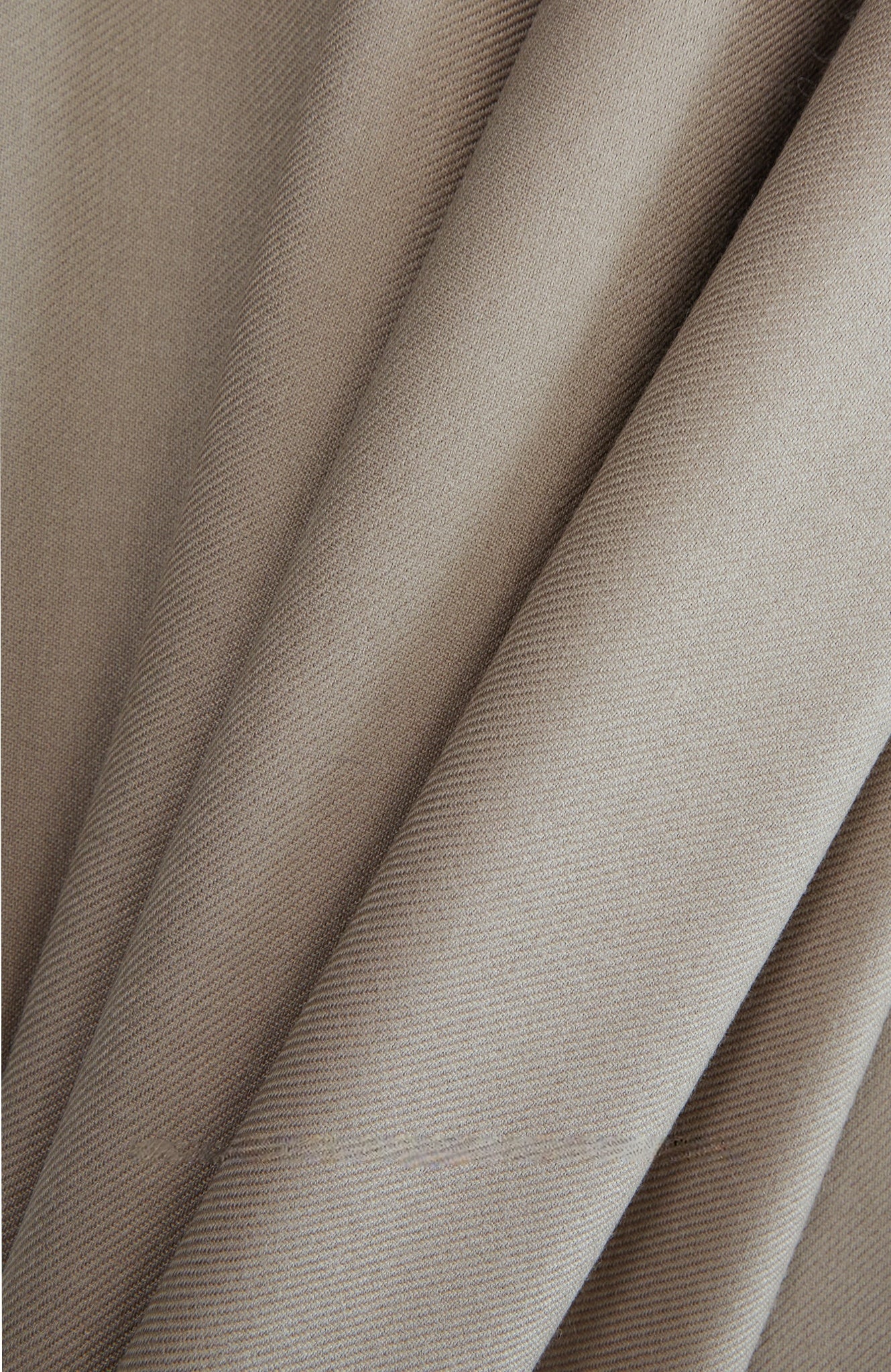 Shamoka Wool Camel Wide-Leg Curved Pants