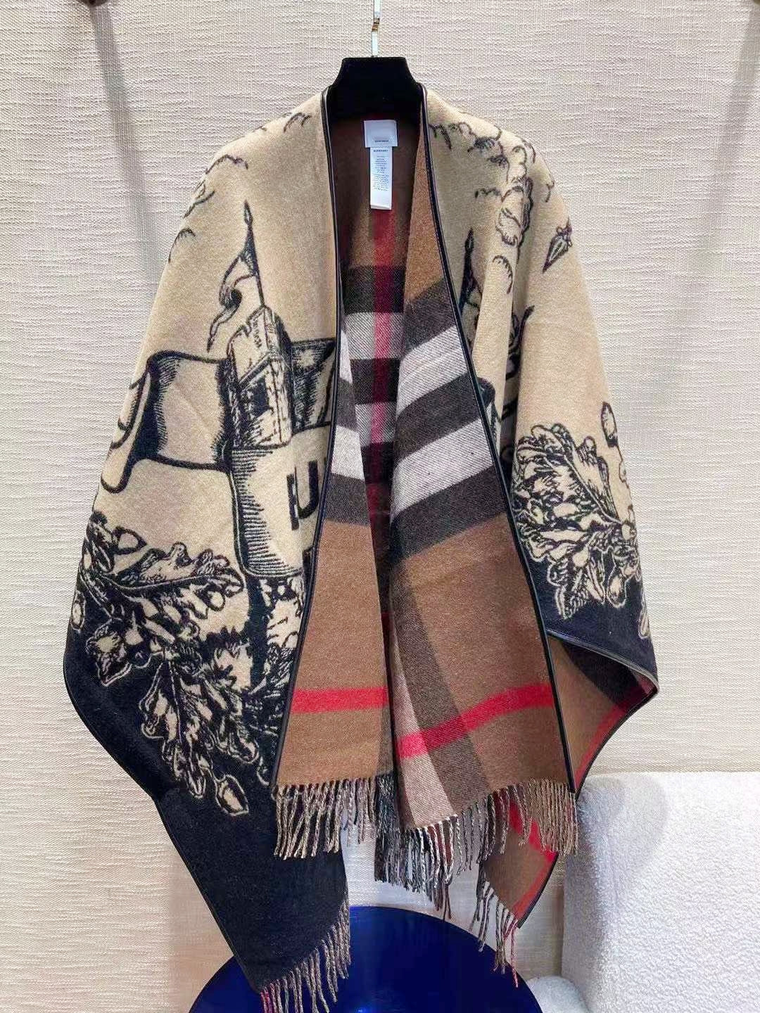 Double-Sided Cashmere Oversized Scarf Shawl