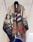 Double-Sided Cashmere Oversized Scarf Shawl
