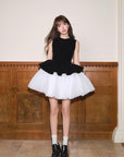 Haute Couture Ballet-Inspired Patchwork Tulle Dress