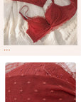 Sweet Lace Bra with Large Bow Detail