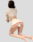 Pure Desire Nurse Lingerie Set with Stockings
