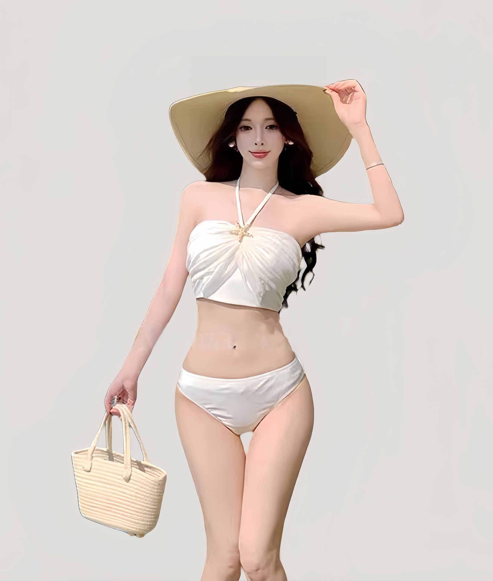 Fairy-Style Alluring 3-Piece Swimsuit Set