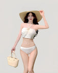 Fairy-Style Alluring 3-Piece Swimsuit Set