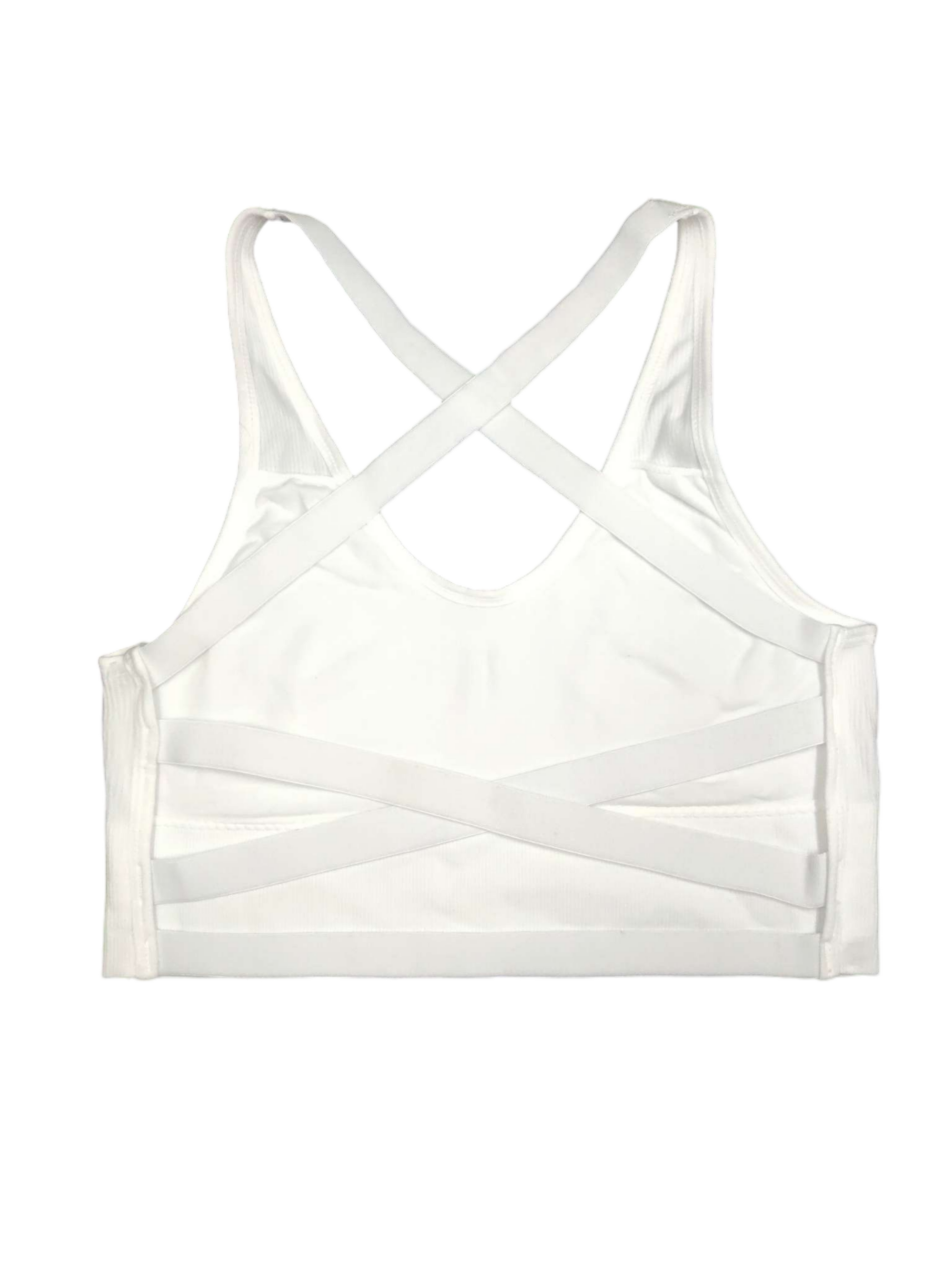 Sensual Cross-Back Built-In Padded Tank Top