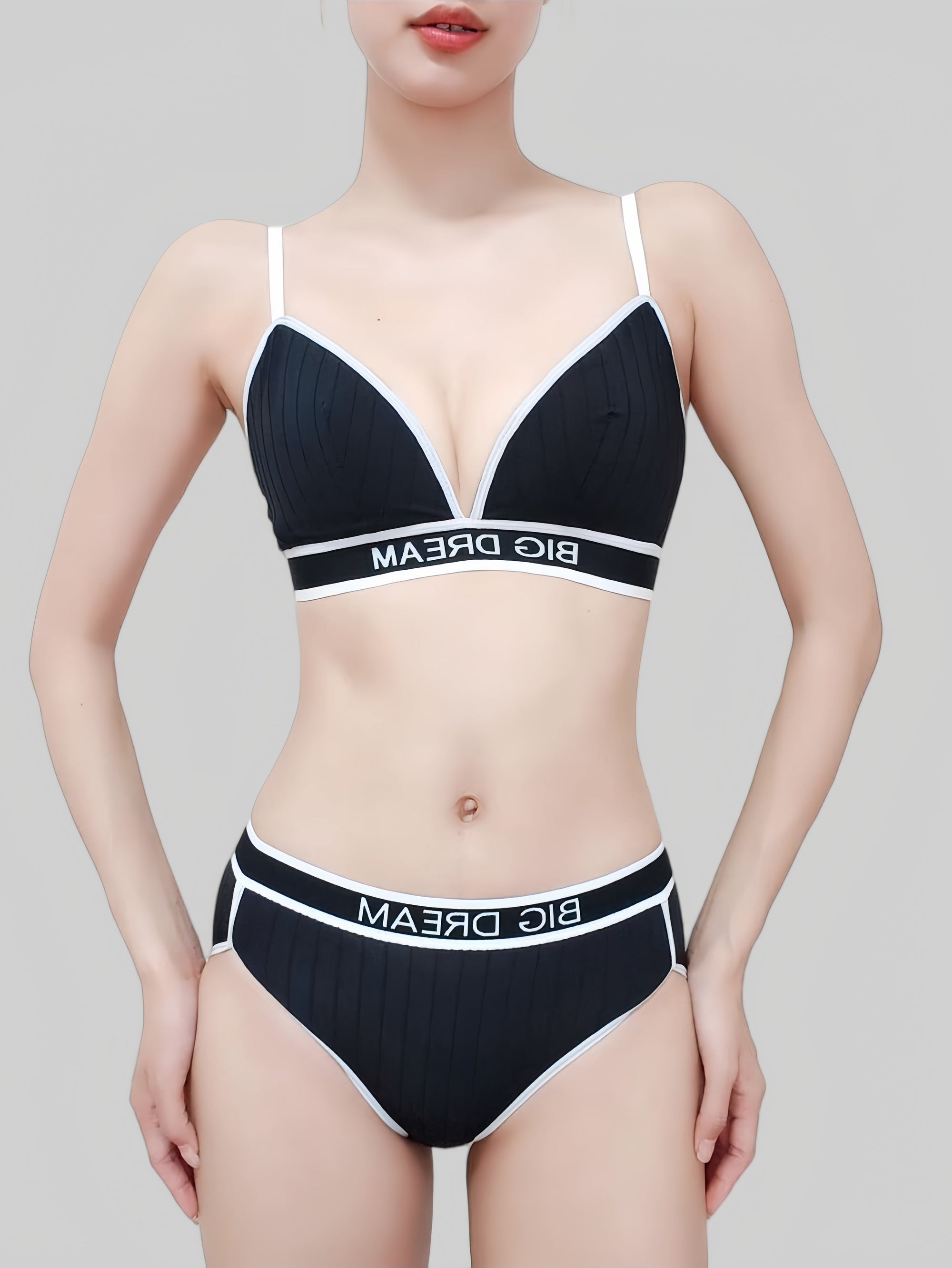 Small Bust Push-Up Triangle Cup Seamless Wireless Bra