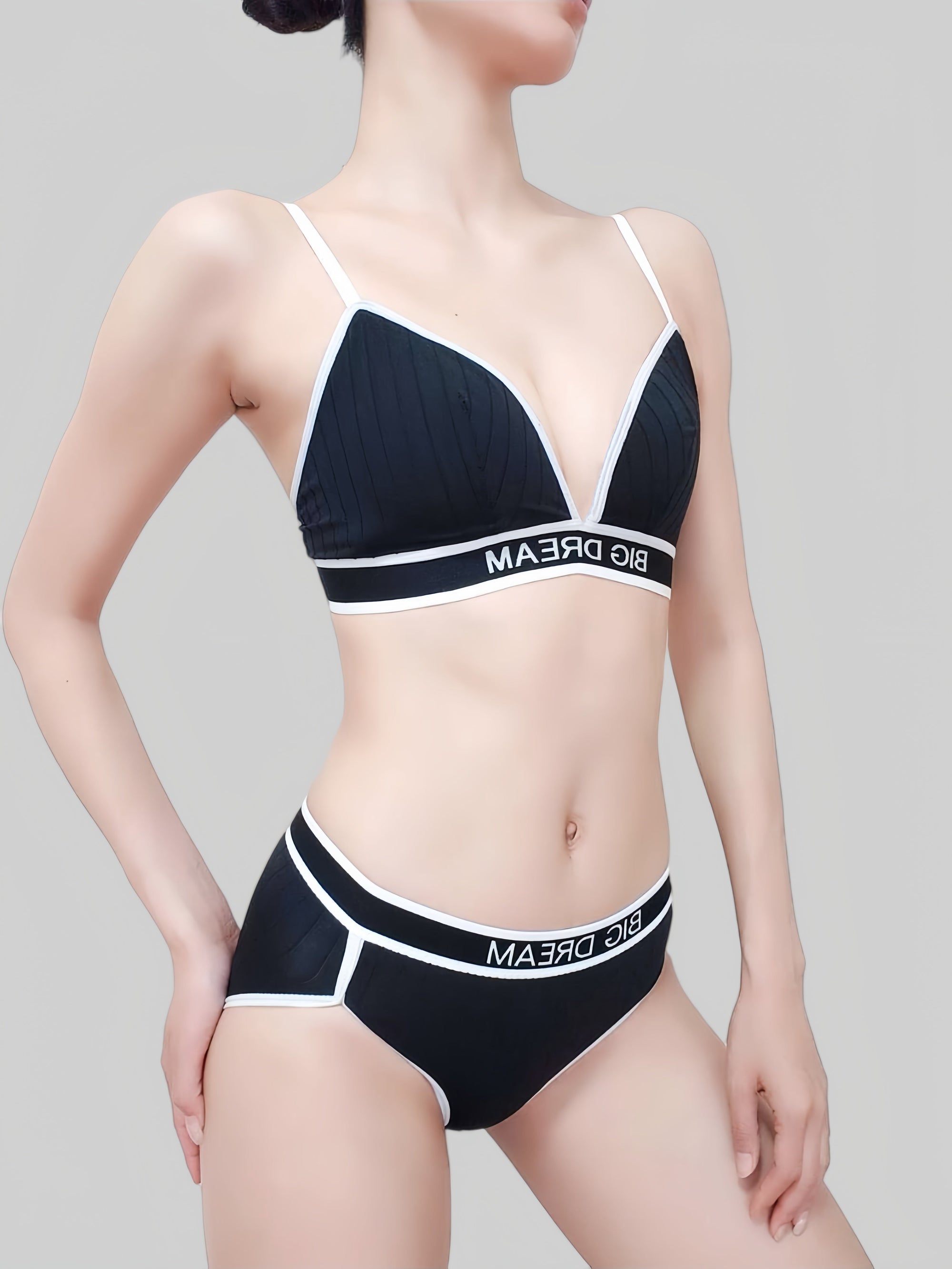 Small Bust Push-Up Triangle Cup Seamless Wireless Bra