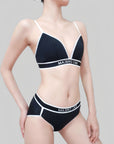 Small Bust Push-Up Triangle Cup Seamless Wireless Bra