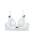 French Bunny Ear Crystal Cup Wireless Bra