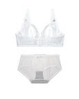 French Bunny Ear Crystal Cup Wireless Bra