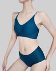 Diamond Strap Latex Luxury Bra