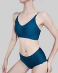 Diamond Strap Latex Luxury Bra