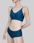 Diamond Strap Latex Luxury Bra