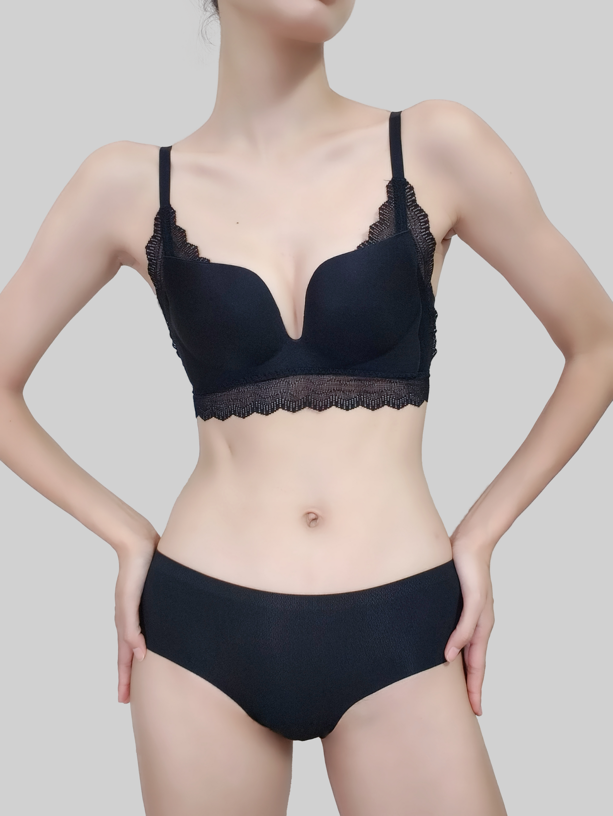 Gather Romantic Lace Lift Bra Set