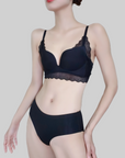 Gather Romantic Lace Lift Bra Set