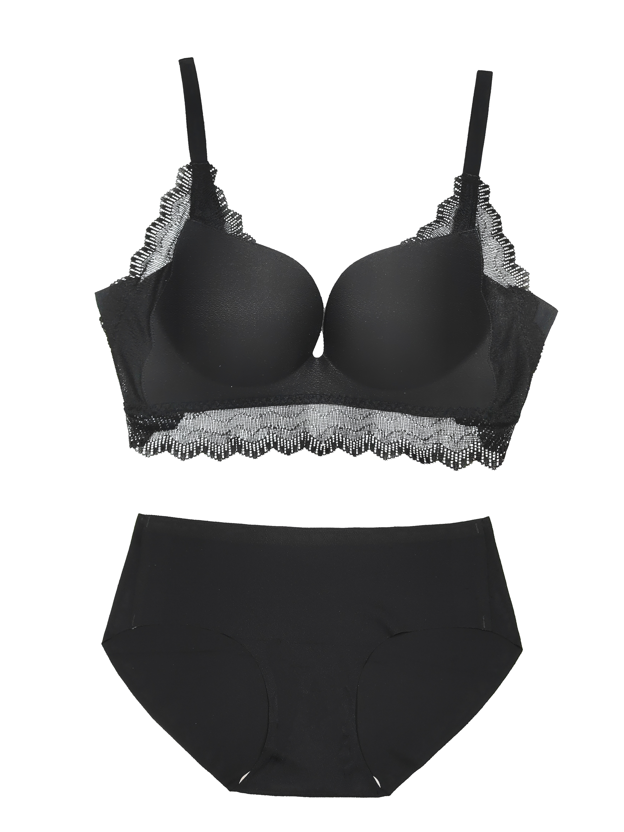 Gather Romantic Lace Lift Bra Set
