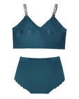 Diamond Strap Latex Luxury Bra