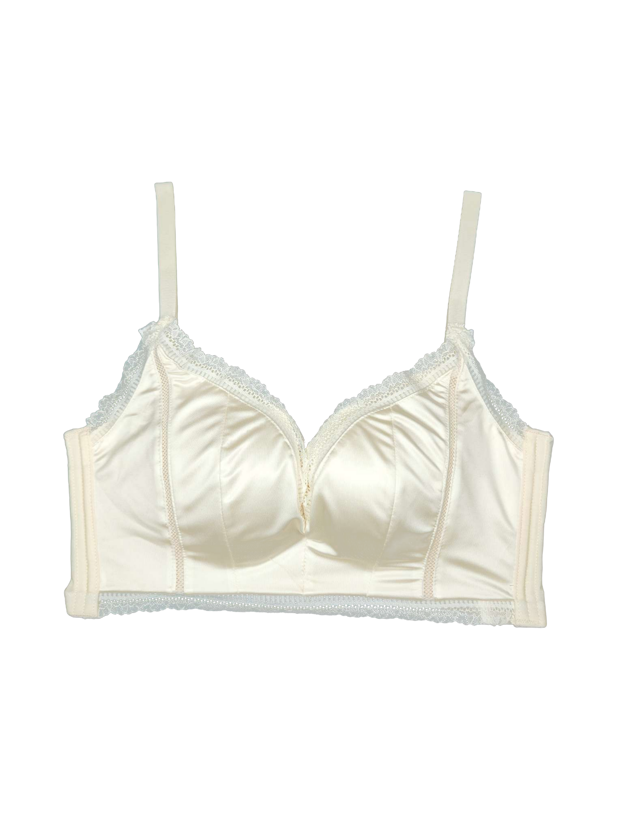 Seamless, Wire-Free, Deep V Milk Silk Lingerie set